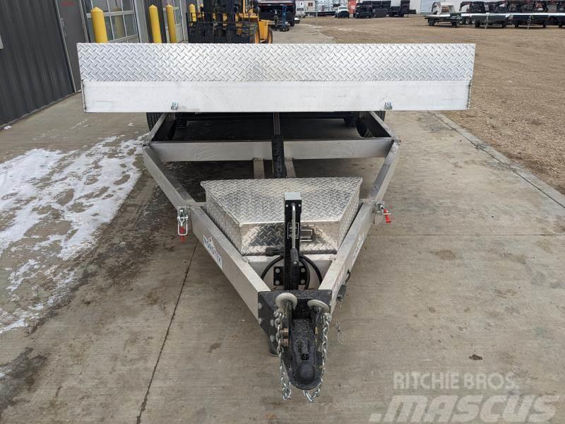  82 x 18' Aluminum Hydraulic Tilt Deck Trailer 82 x Auto pārvadāšanas treileri