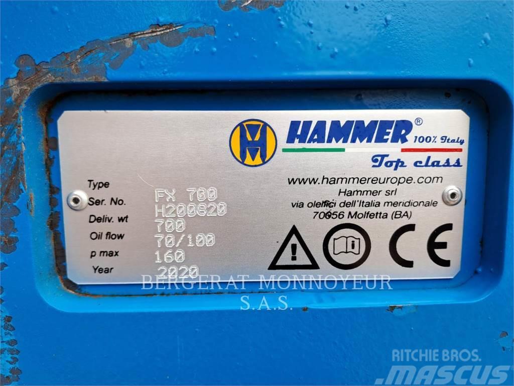 Hammer BRH.FX700.8T/14T Āmuri/Drupinātāji