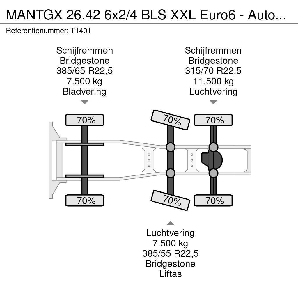 MAN TGX 26.42 6x2/4 BLS XXL Euro6 - Automaat - Standka Vilcēji