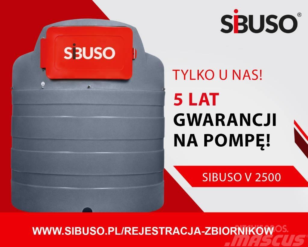 Sibuso 2500L zbiornik dwupłaszczowy Diesel Komunālās mašīnas