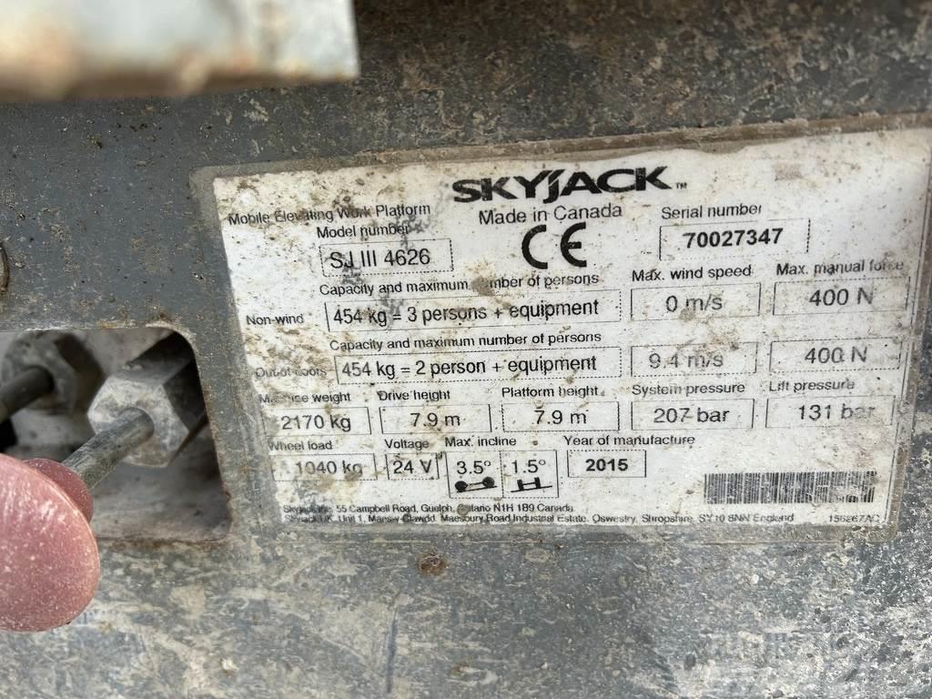 SkyJack 4626 Šķerveida pacēlāji