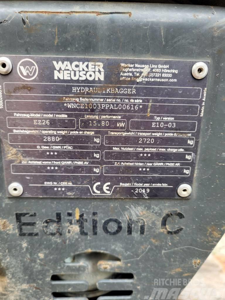 Wacker Neuson EZ 26 Mini ekskavatori < 7 t