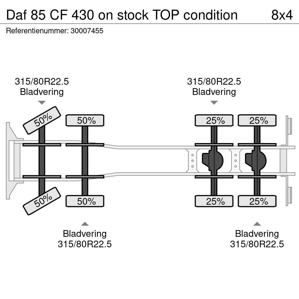 DAF 85 CF 430 on stock TOP condition Kombinētās vakumsūkņa mašīnas
