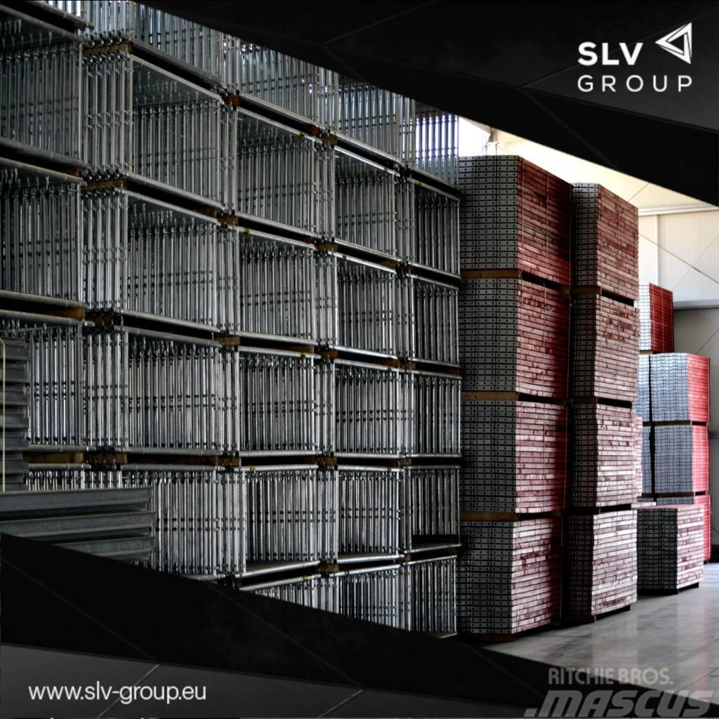 SLV Group Plettac 750 square meters welded platfor Sastatņu aprīkojums