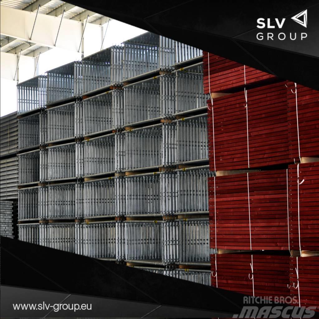  SLV Group Plettac 750 square meters welded platfor Sastatņu aprīkojums