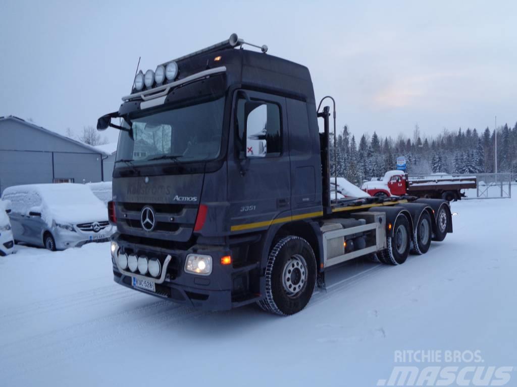 Mercedes-Benz Actros  3351 8x4 Kabeļu pacēlājs nomontējamām kravas mašīnām