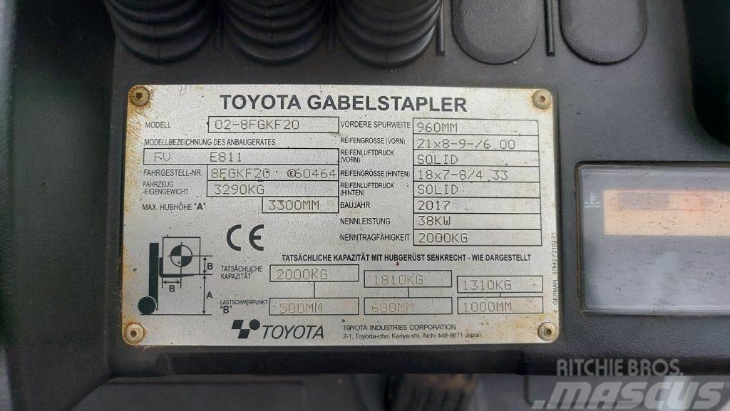 Toyota 8FGKF20 // SS // 1.404 Std. LPG tehnika