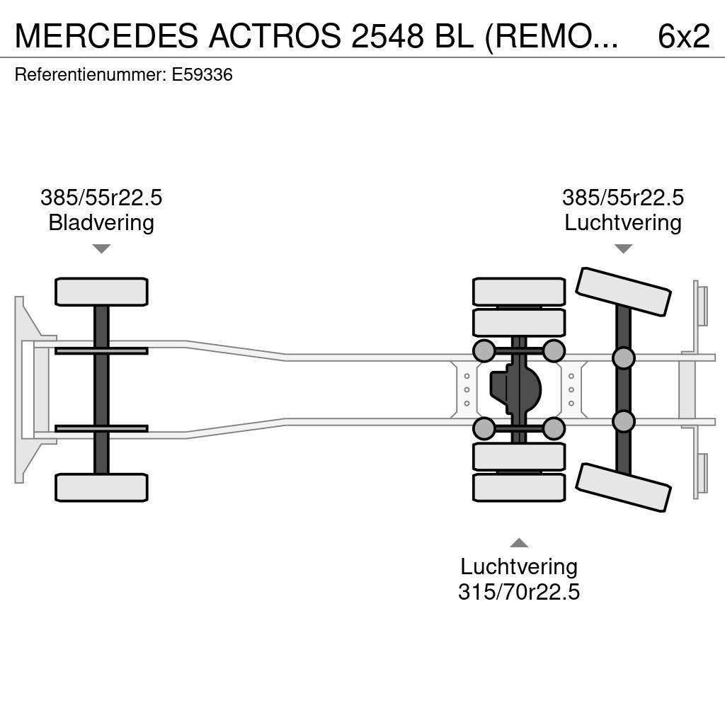 Mercedes-Benz ACTROS 2548 BL (REMORQUE:+6.000€) Tents