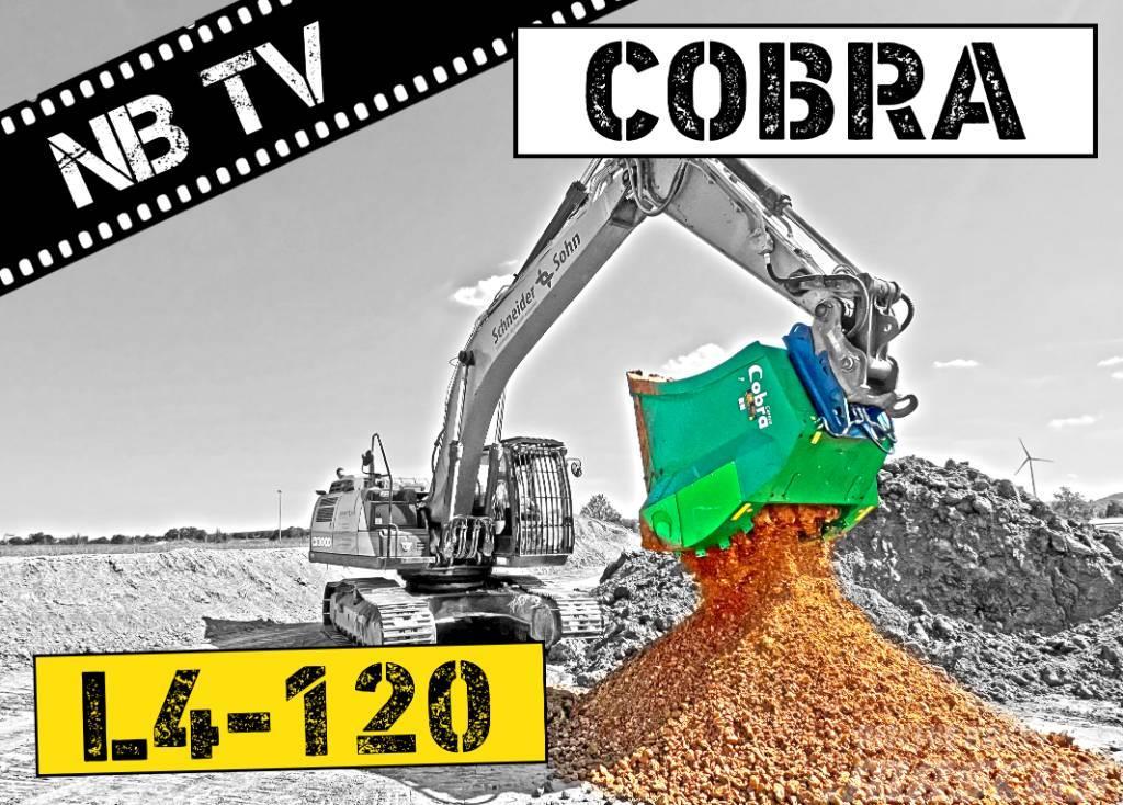 Cobra Siebschaufel L4-120 | Schaufelseparator Bagger Sijāšanas kausi