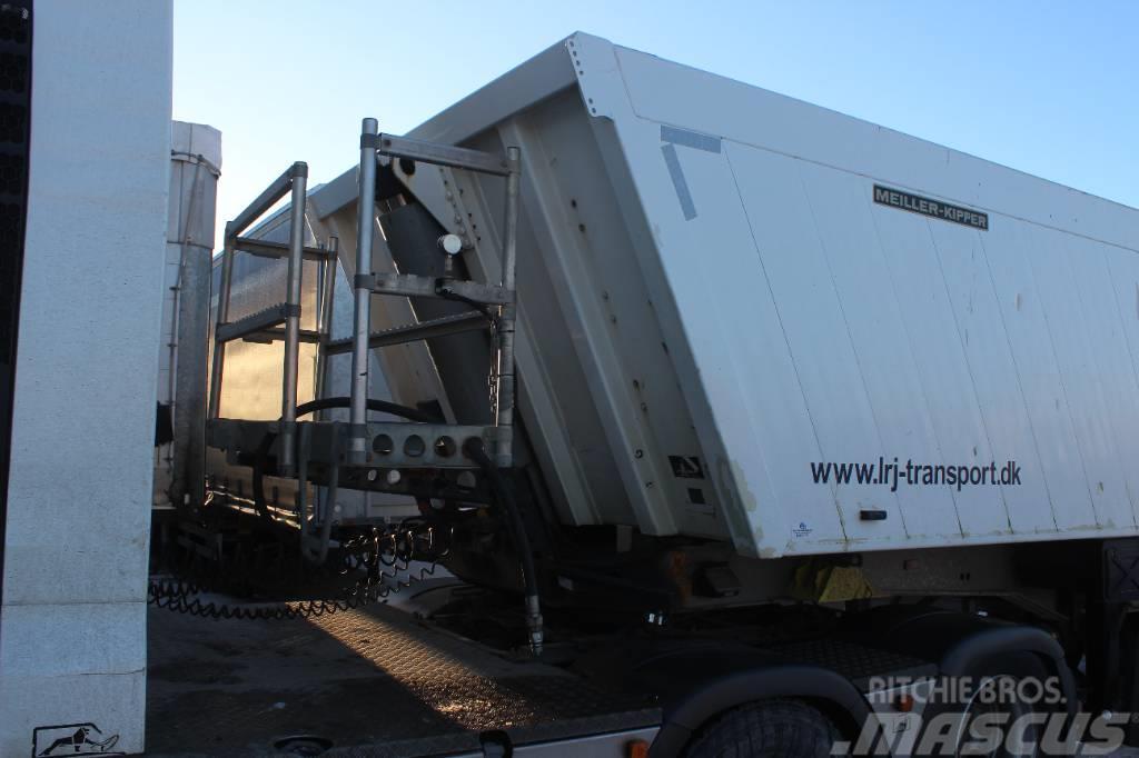 Meiller 4 akslet tip trailer med plast Piekabes pašizgāzēji