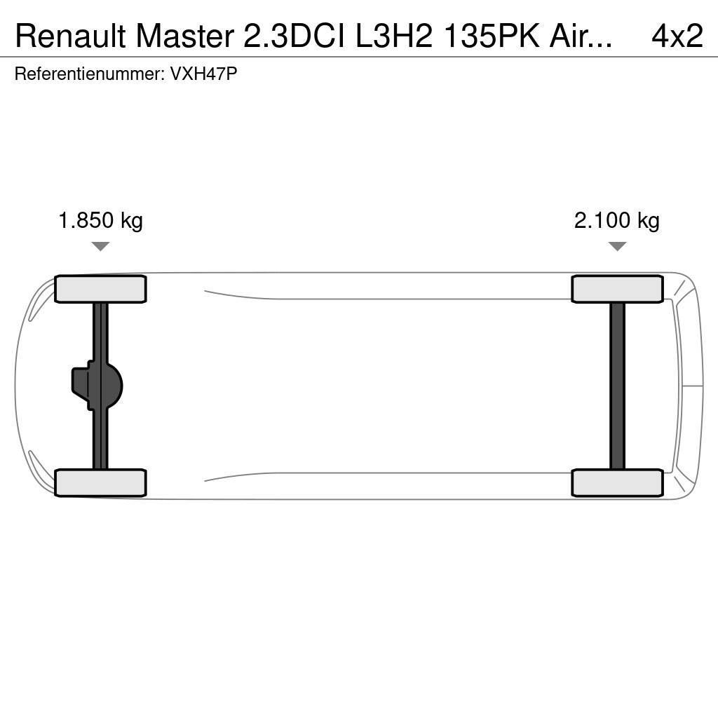 Renault Master 2.3DCI L3H2 135PK Airco Navi Cruisecontrol Furgons