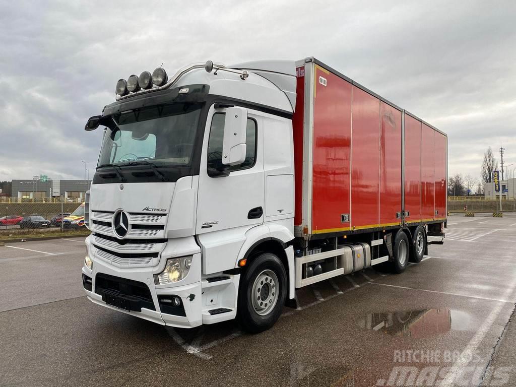 Mercedes-Benz Actros 2542 6x2*4 + SIDE OPENING 2X Furgons