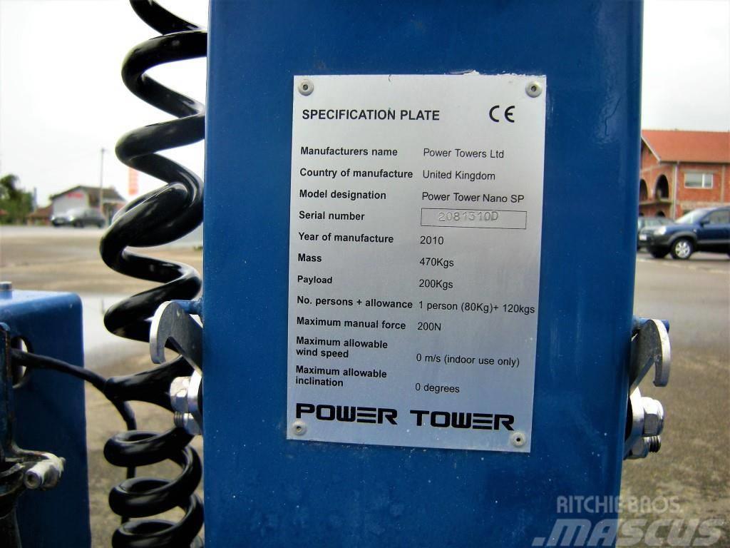 Power TOWER NANO SP Teleskopiskie pacēlāji