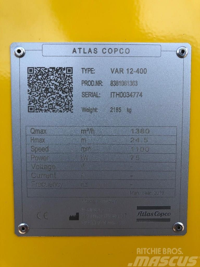 Atlas Copco VAR 12-400 Ūdens sūkņi