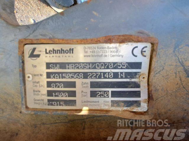 Lehnhoff Uni-Schwenktieflöffel f. OQ70/55 Grāvju arkls