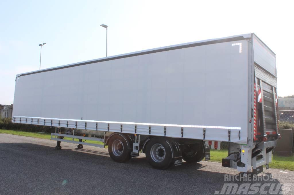 AMT 2 akslet city trailer med lift og TRIDEC- CI200 Tents puspiekabes