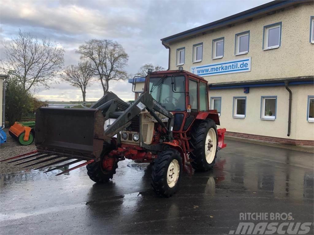 Belarus MTS 82 FL + 3 Schar Beetpflug Traktori