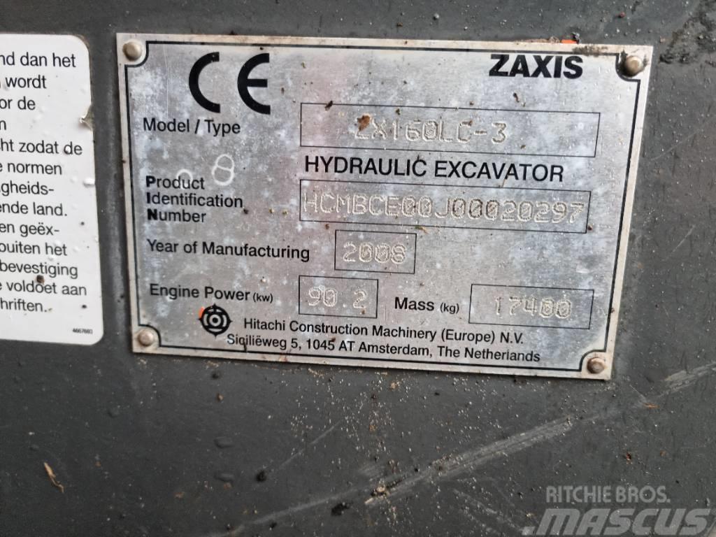 Hitachi ZX 160 Kāpurķēžu ekskavatori