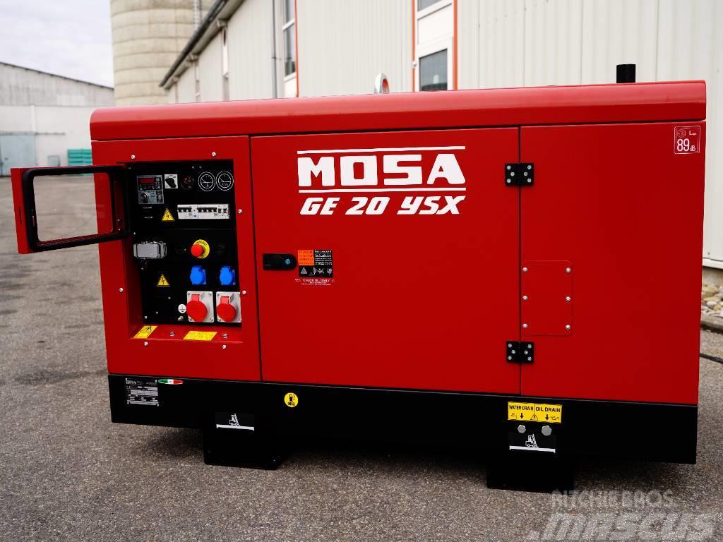 Mosa Stromerzeuger GE 20 YSX | 20 kVA (16 kW) / 400V Dīzeļģeneratori