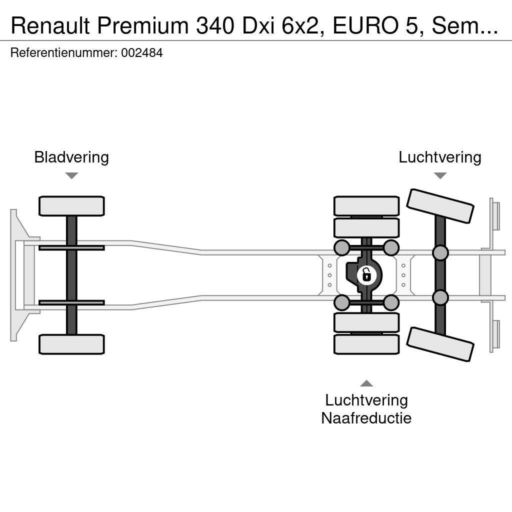 Renault Premium 340 Dxi 6x2, EURO 5, Semat Zoeller Atkritumu izvešanas transports