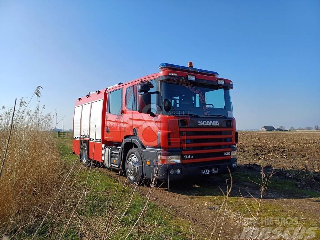 Scania 94 D - Brandweer, Firetruck, Feuerwehr Ugunsdzēšamā tehnika