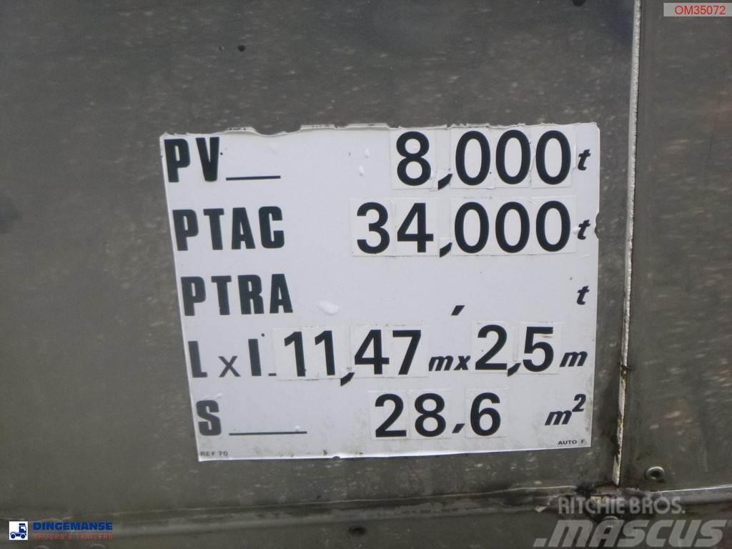 BSL Bitumen tank inox L4BH 30.8 m3 / 1 comp Autocisternas