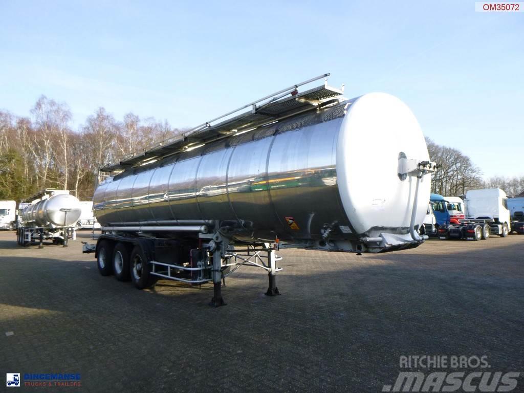 BSL Bitumen tank inox L4BH 30.8 m3 / 1 comp Autocisternas