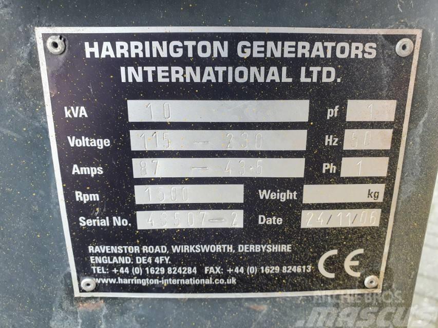 Harrington 10 kVA Stromgenerator / Diesel Stromaggragat Dīzeļģeneratori