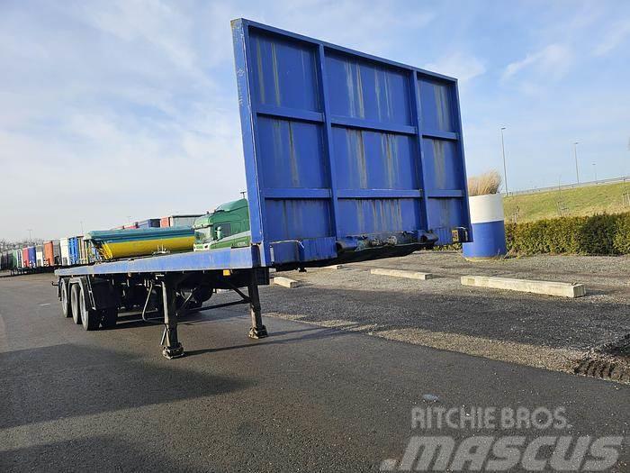 Contar B1828 dls| heavy duty| flatbed trailer with contai Tents treileri