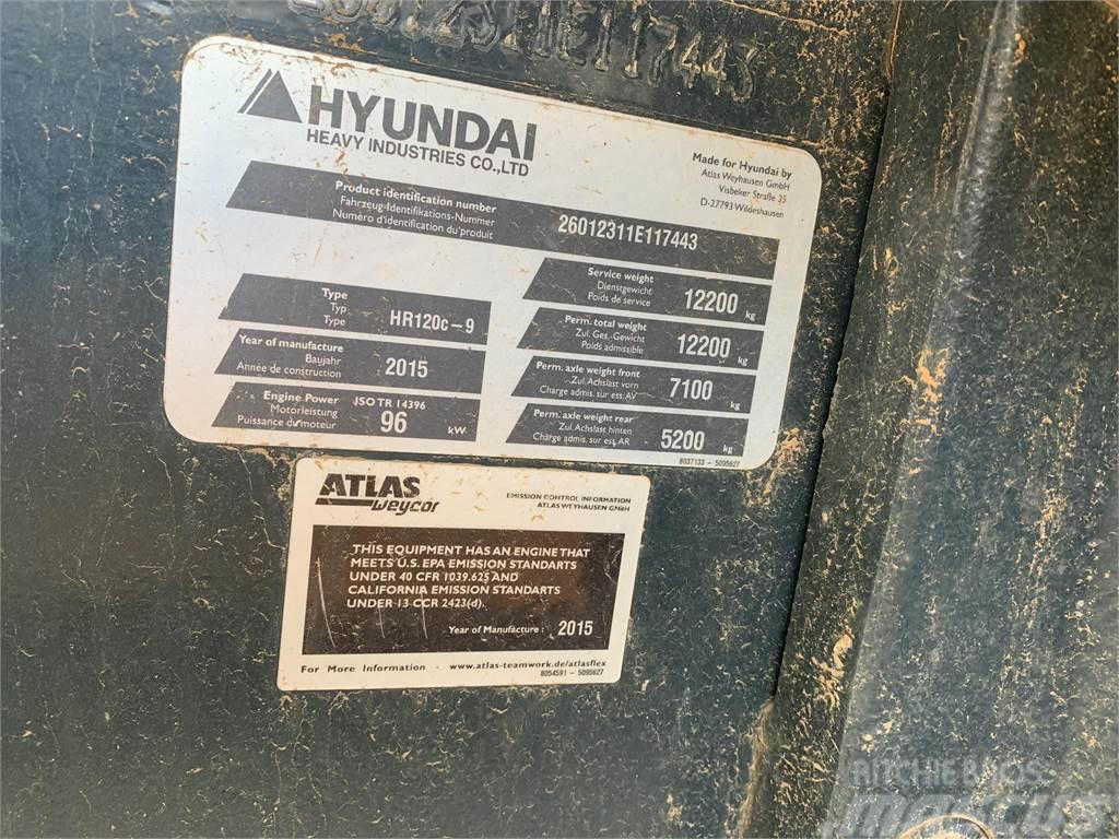 Hyundai HR120C-9 Divvalču grunts veltņi