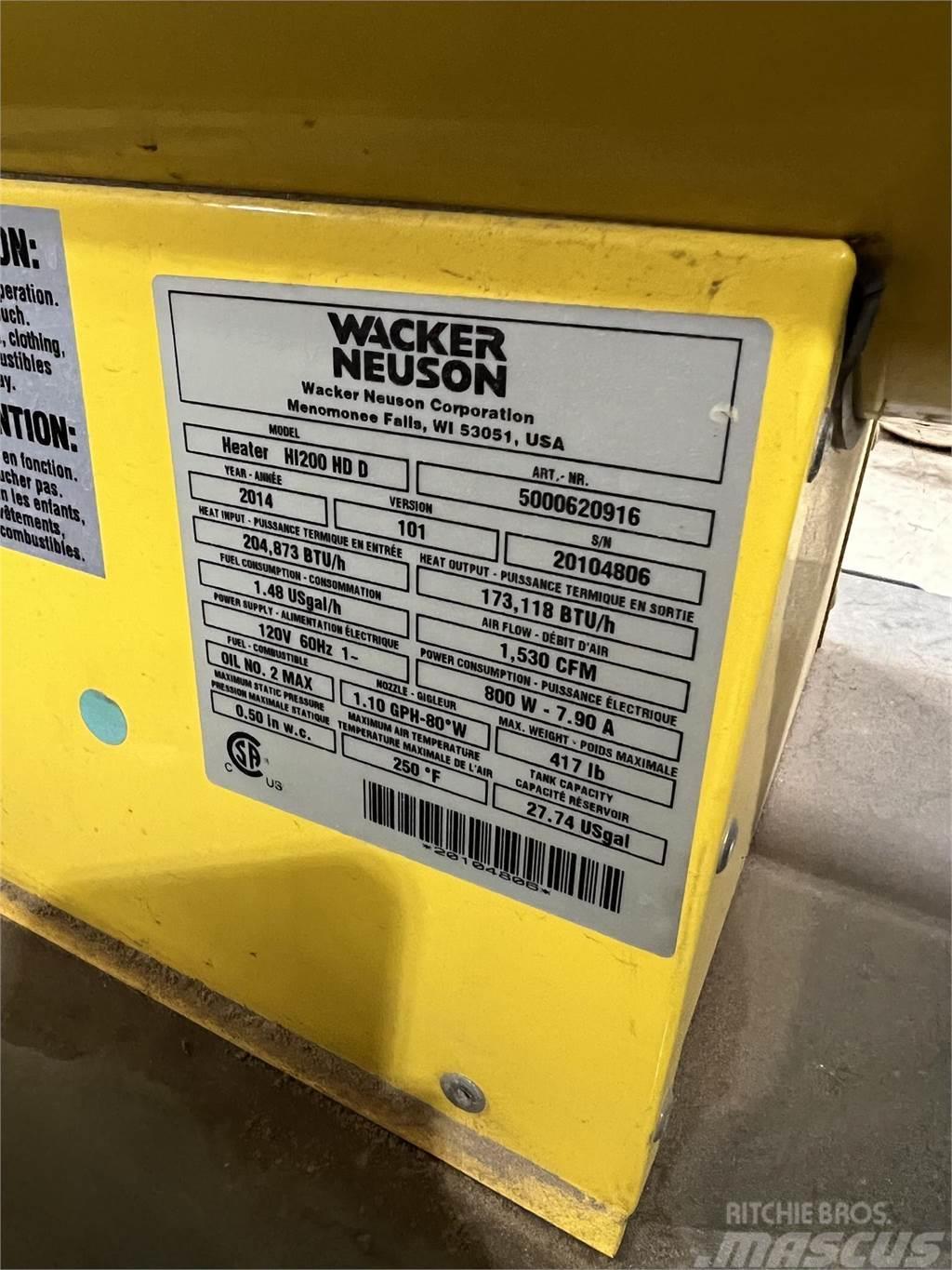 Wacker Neuson HI200HD Asfalta sildītājs