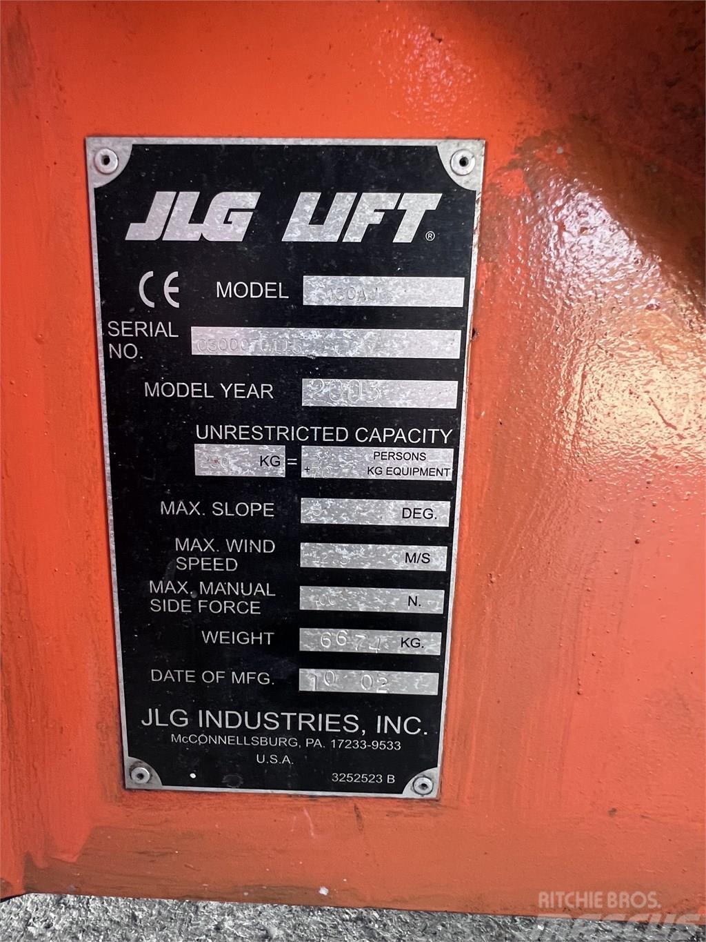 JLG E450 AJ Strēles pacēlāji