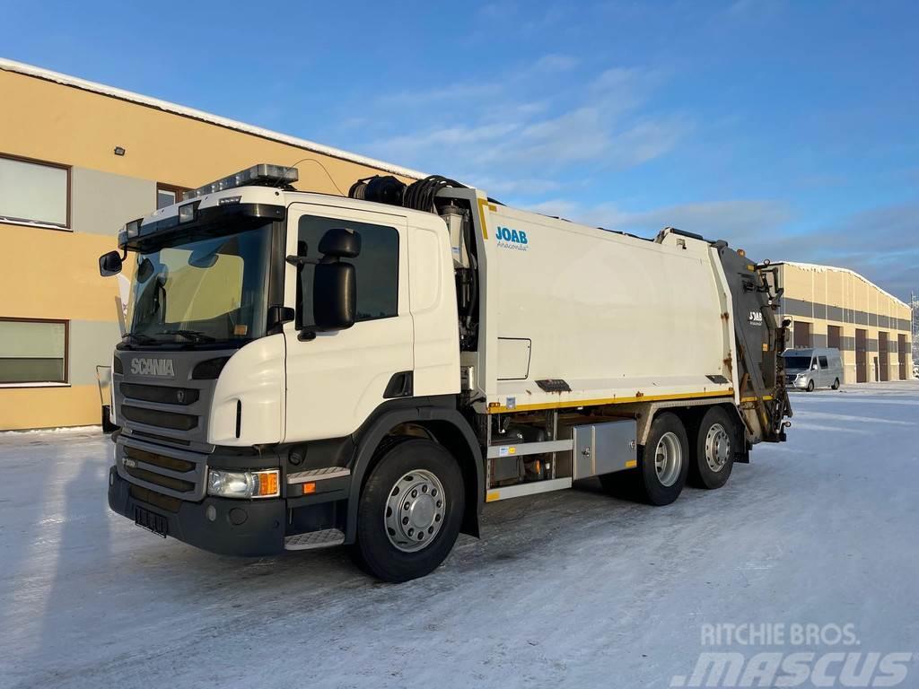 Scania P360 6x2*4 + JOAB PRESS 17,6 M3 Atkritumu izvešanas transports