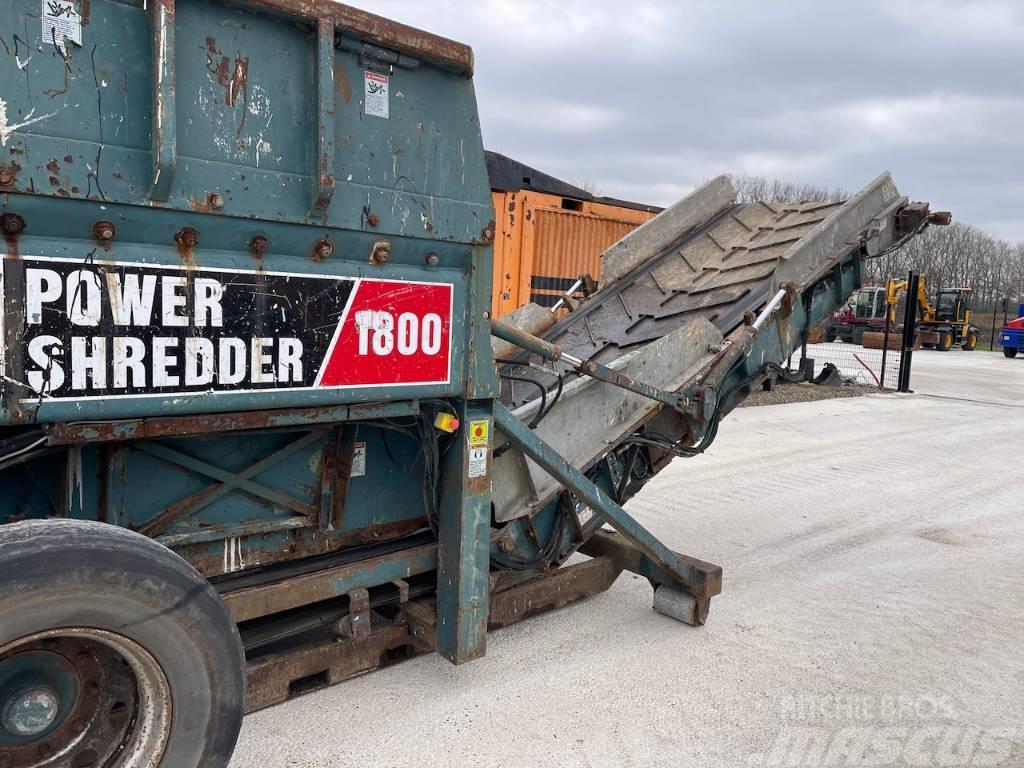 PowerScreen Powershredder 1800 Atkritumu smalcinātāji
