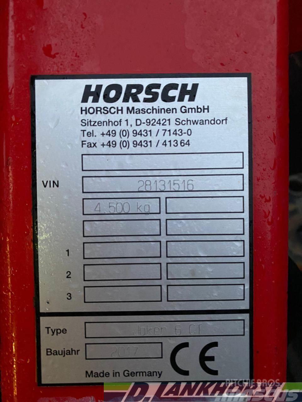 Horsch Joker 6 CT Disku lobītāji/ecēšas
