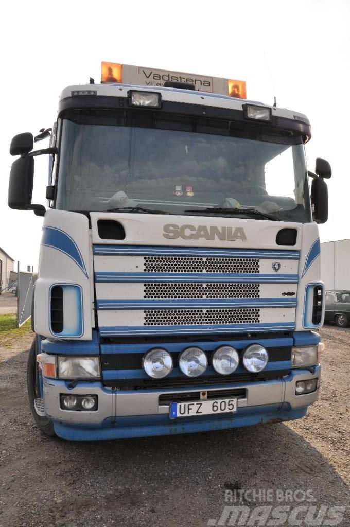 Scania R124 GB6X2NA 470 Kravas automašinas konteineru vedeji