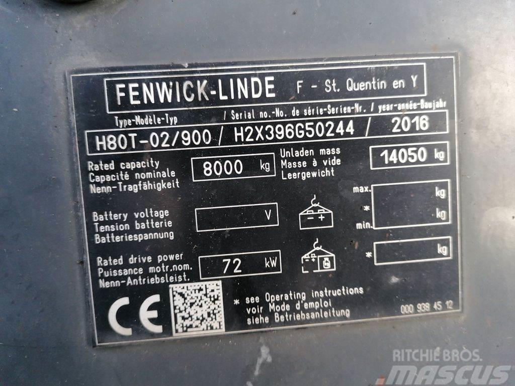 Linde H80T-02/900 LPG tehnika
