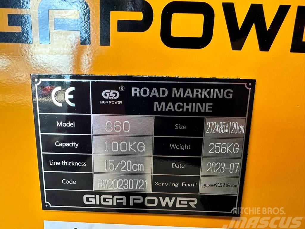  Giga power Road Marking Machine Automašīnas
