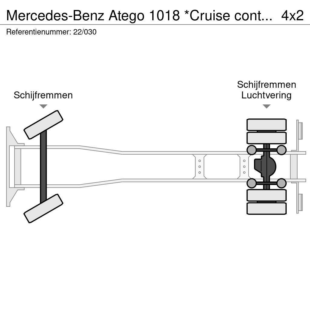 Mercedes-Benz Atego 1018 *Cruise control*Airco*Achteruitrijcamer Dzīvnieku pārvadāšanas transports