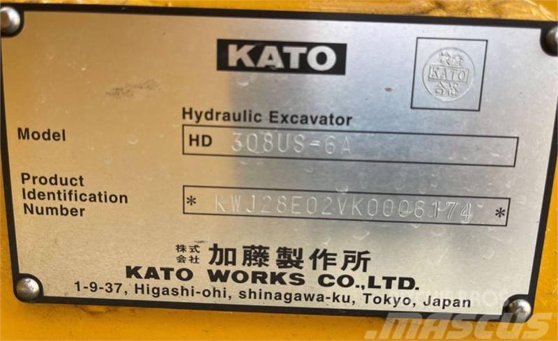 Kato HD308US-6A Mini ekskavatori < 7 t