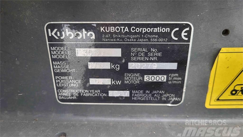 Kubota F3680 Pļaujmašīnas