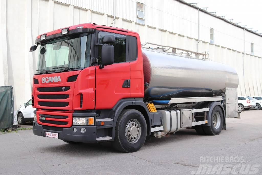 Scania G480 E6 Milch Isoliert 11.000L 3 Kammern Pumpe Autocisterna
