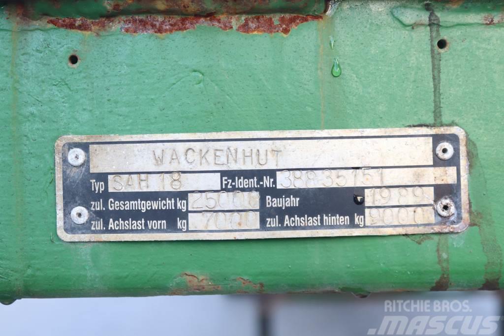 Wackenhut SAH18 Rungen Kokmateriālu vešanas piekabes