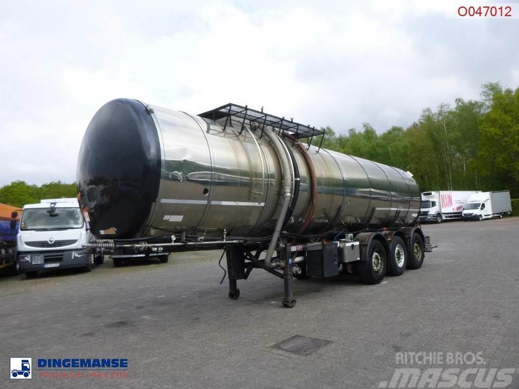 Metalovouga Bitumen tank inox 32 m3 / 1 comp + pump Autocisternas