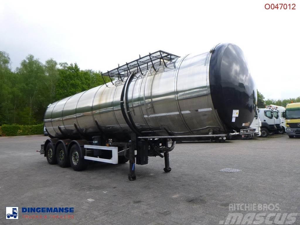 Metalovouga Bitumen tank inox 32 m3 / 1 comp + pump Autocisternas