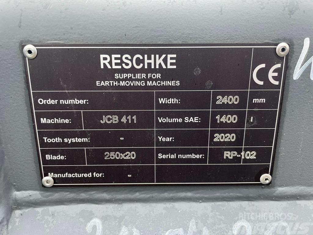 Reschke Łyżka ładowarkowa 2400mm 1,4m3 Kausi