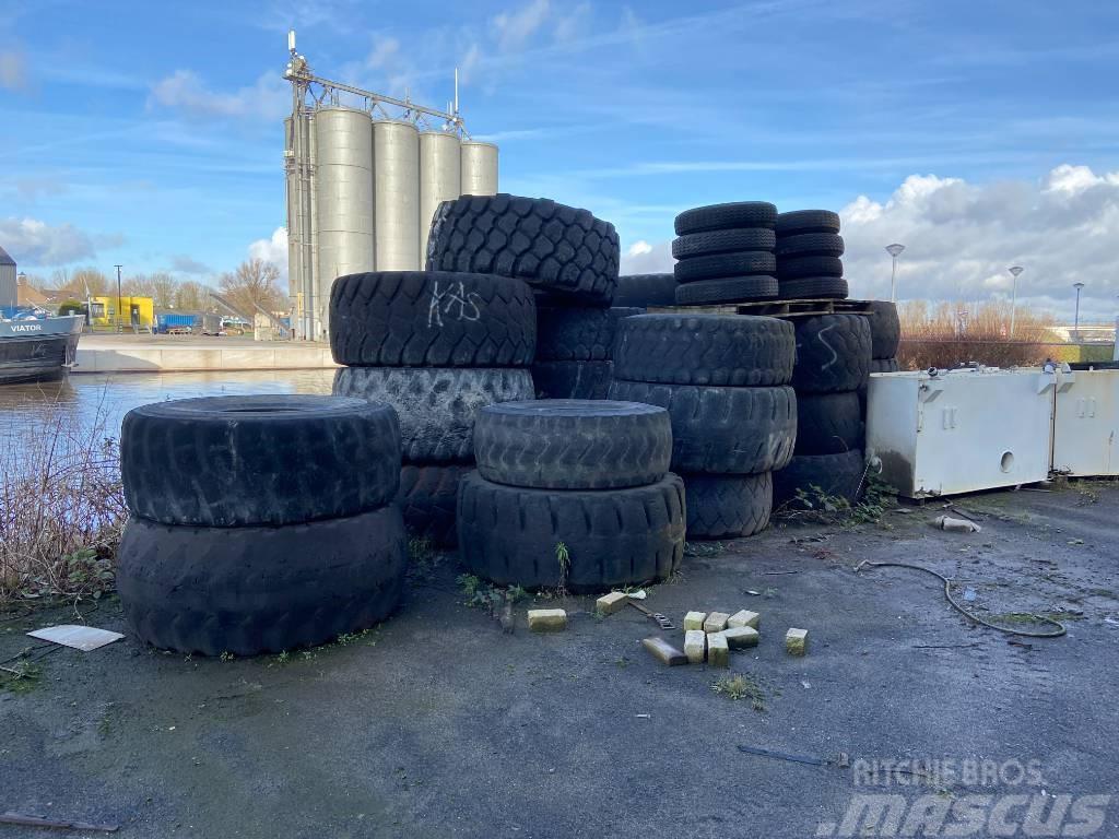  Tyres Used Construction Equipment - DPX-10906 Riepas, riteņi un diski