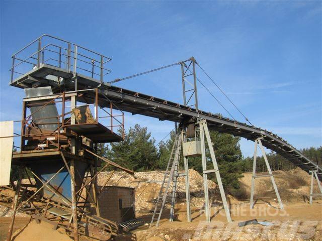  470 m conveyor belt system Landbandanlage Atkritumu konveijeri