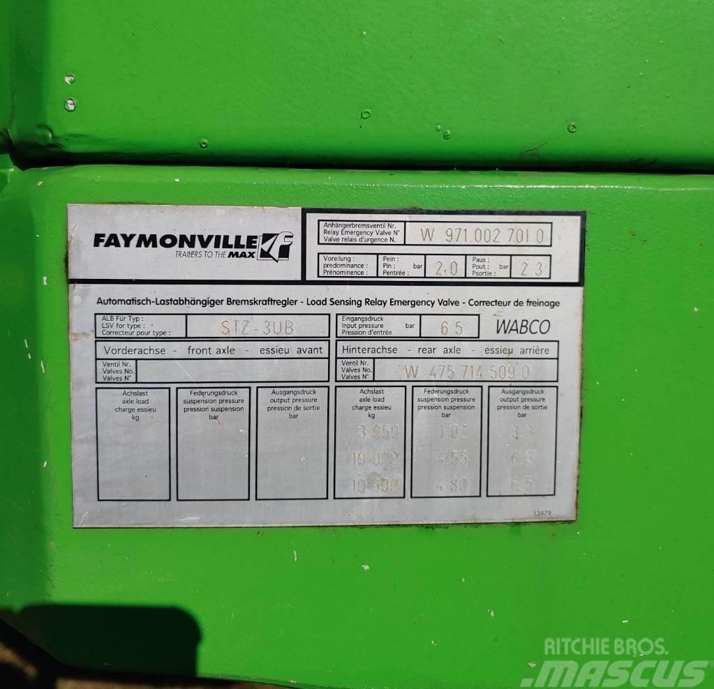 Faymonville STZ-3UB Sattelauflieger Zemie treileri