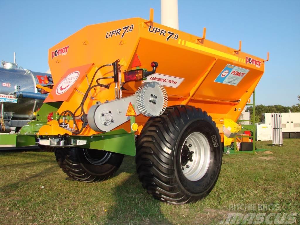 Pomot UPR 7 T fertilizer and lime spreader Minerālmēslu izkliedētāji
